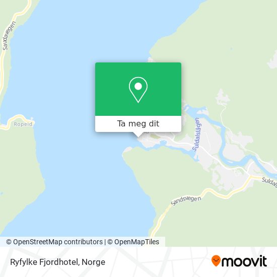 Ryfylke Fjordhotel kart