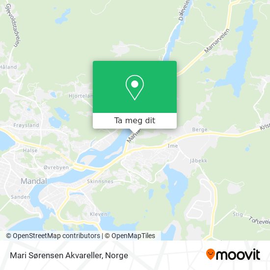 Mari Sørensen Akvareller kart
