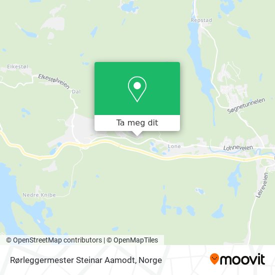 Rørleggermester Steinar Aamodt kart