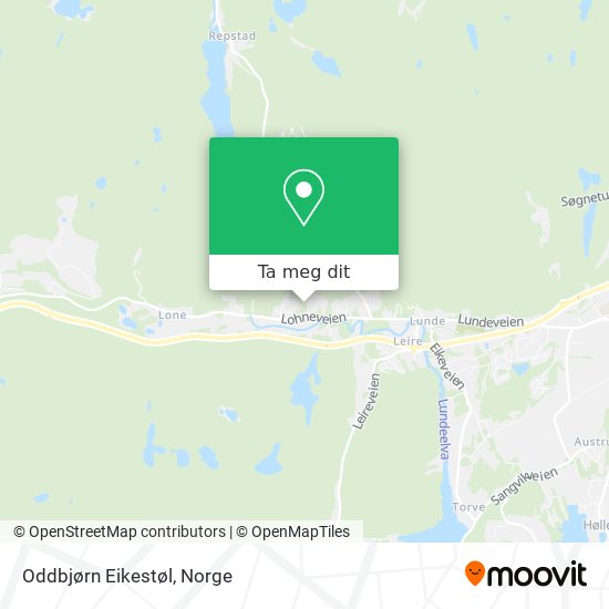 Oddbjørn Eikestøl kart