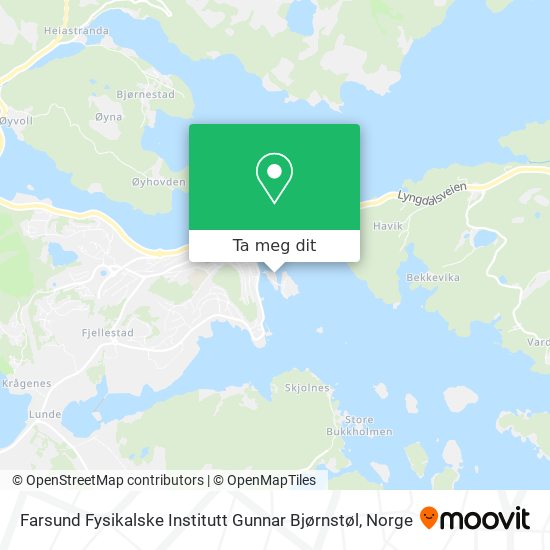 Farsund Fysikalske Institutt Gunnar Bjørnstøl kart