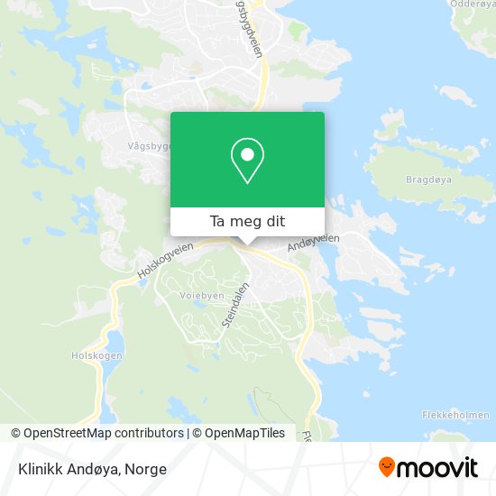 Klinikk Andøya kart