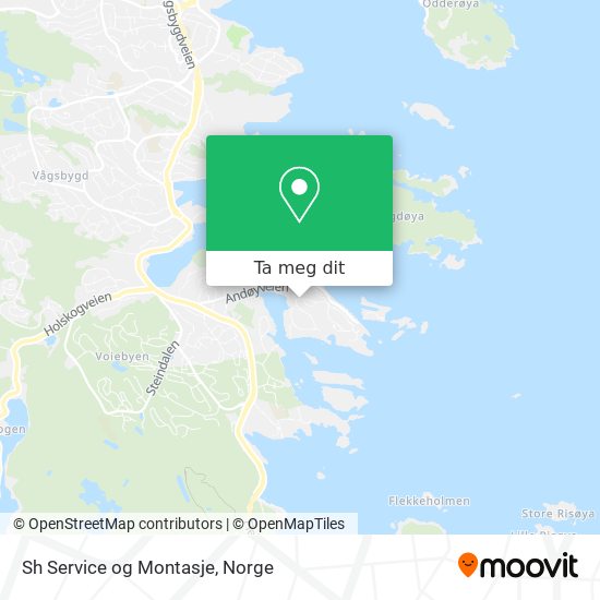 Sh Service og Montasje kart