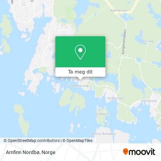 Arnfinn Nordbø kart