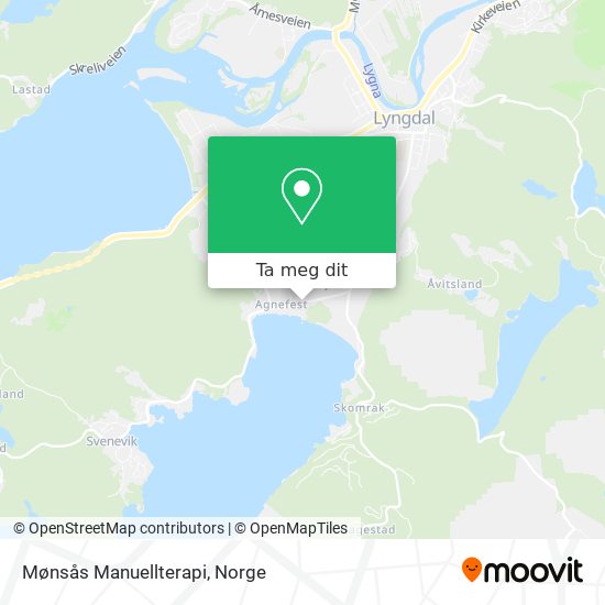 Mønsås Manuellterapi kart