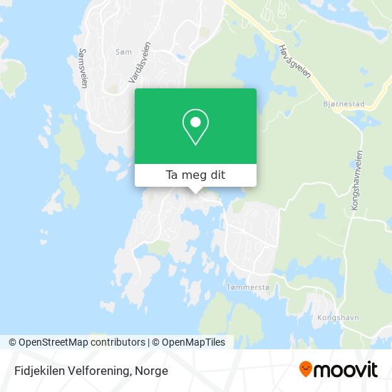 Fidjekilen Velforening kart