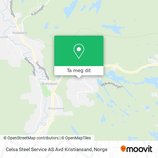 Celsa Steel Service AS Avd Kristiansand kart