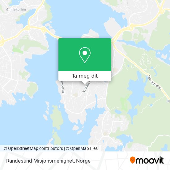 Randesund Misjonsmenighet kart