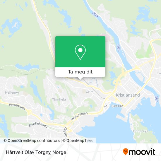 Hårtveit Olav Torgny kart