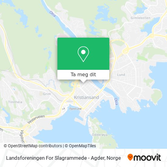 Landsforeningen For Slagrammede - Agder kart