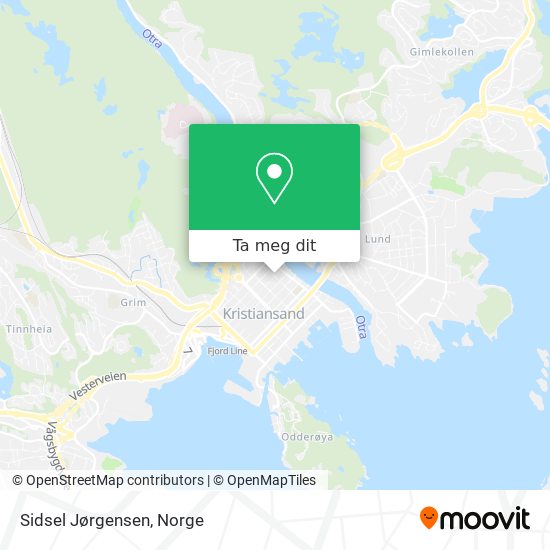 Sidsel Jørgensen kart
