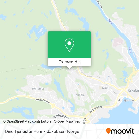 Dine Tjenester Henrik Jakobsen kart