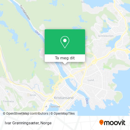 Ivar Grønningsæter kart