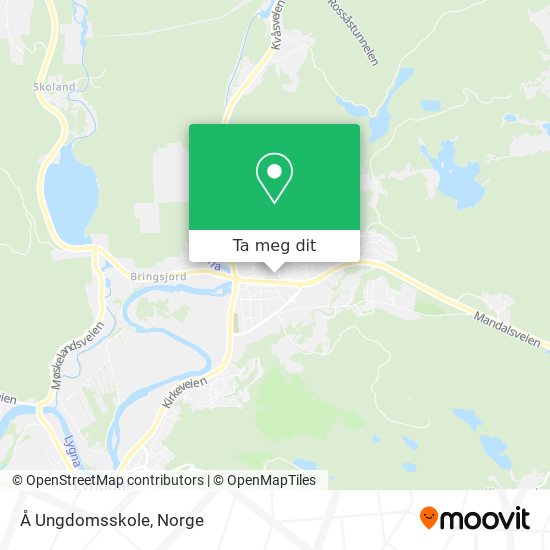 Å Ungdomsskole kart