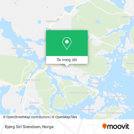 Bjørg Siri Svendsen kart