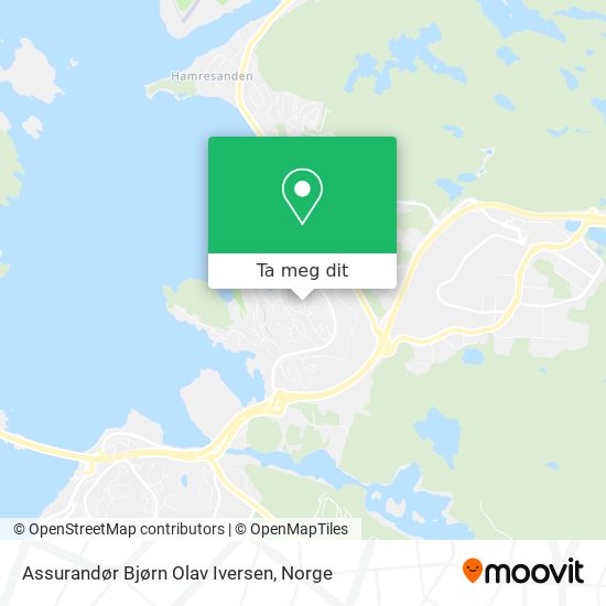 Assurandør Bjørn Olav Iversen kart