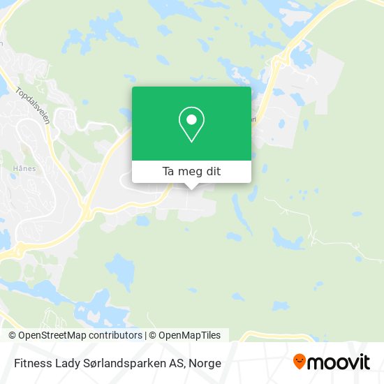 Fitness Lady Sørlandsparken AS kart