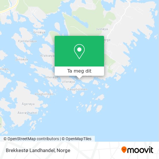 Brekkestø Landhandel kart