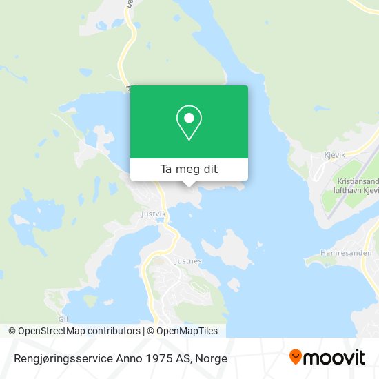 Rengjøringsservice Anno 1975 AS kart
