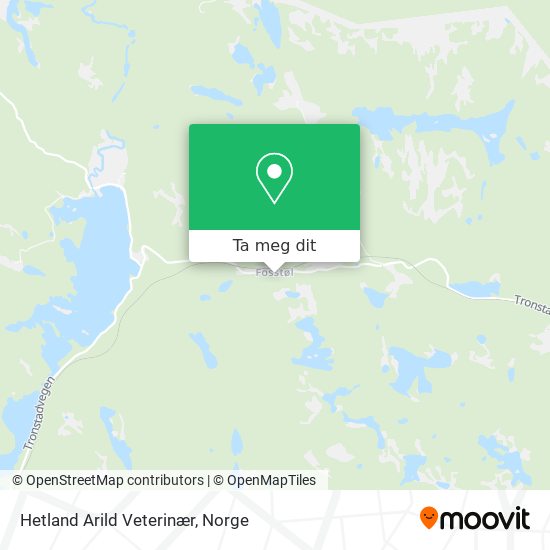 Hetland Arild Veterinær kart