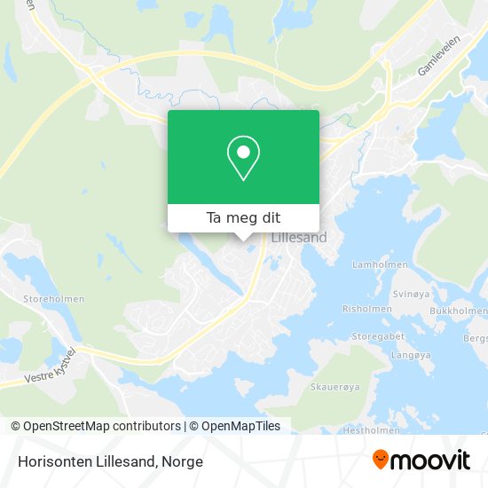 Horisonten Lillesand kart