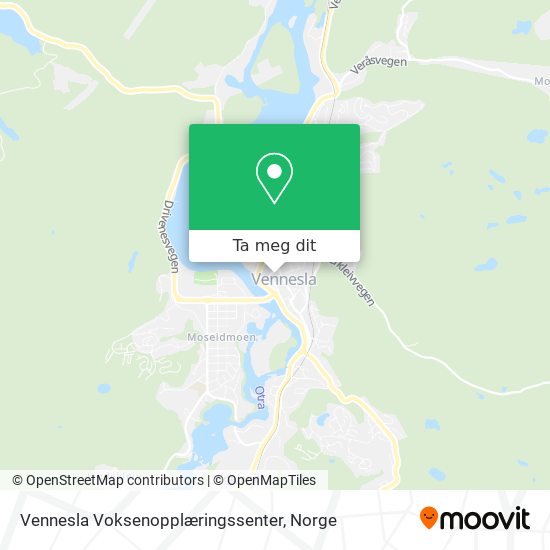 Vennesla Voksenopplæringssenter kart