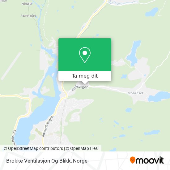Brokke Ventilasjon Og Blikk kart