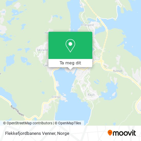 Flekkefjordbanens Venner kart