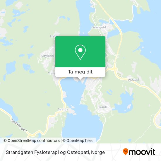 Strandgaten Fysioterapi og Osteopati kart