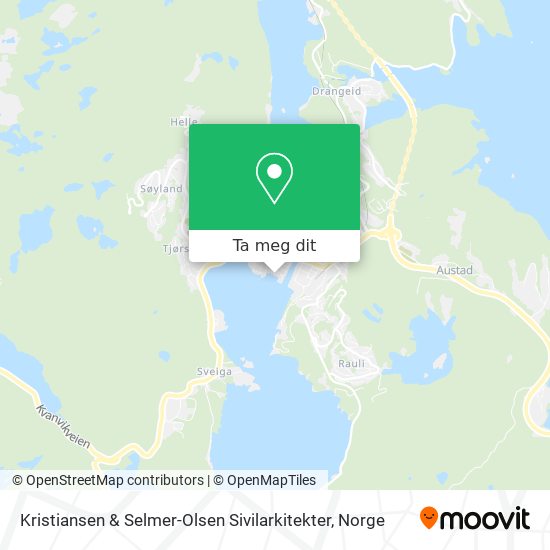 Kristiansen & Selmer-Olsen Sivilarkitekter kart