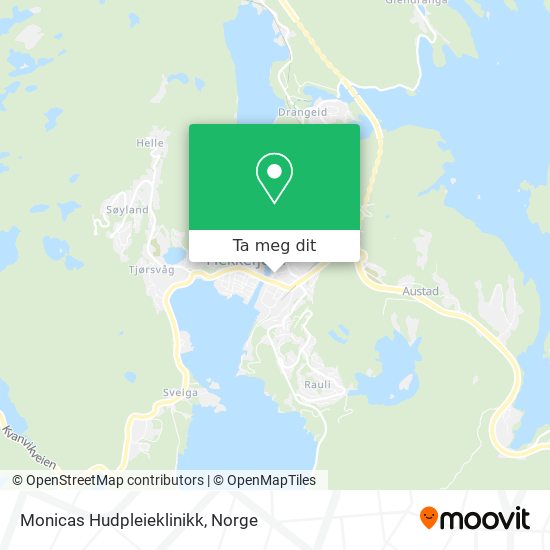Monicas Hudpleieklinikk kart