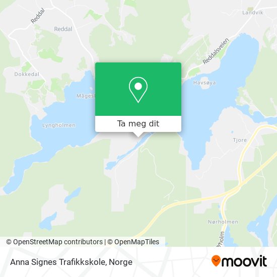 Anna Signes Trafikkskole kart
