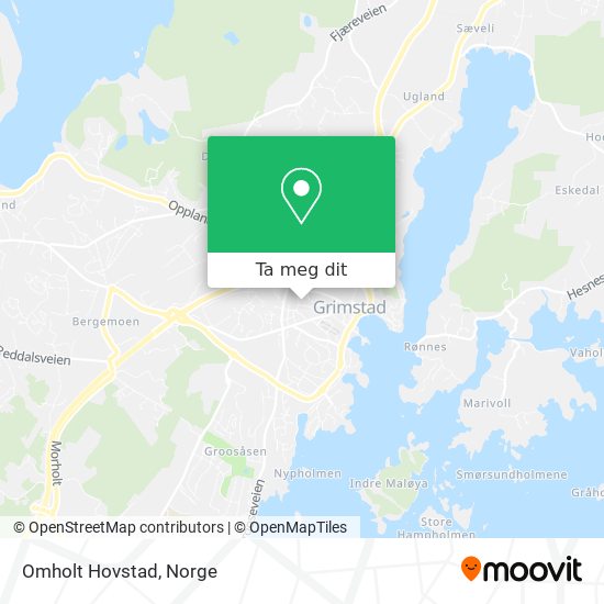 Omholt Hovstad kart