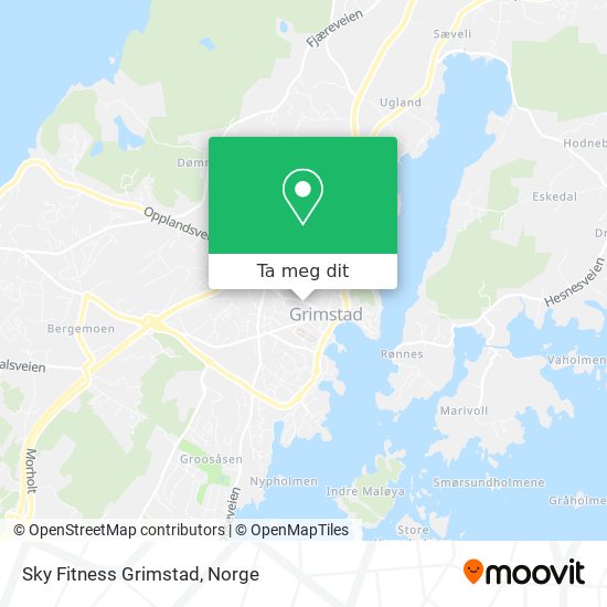 Sky Fitness Grimstad kart