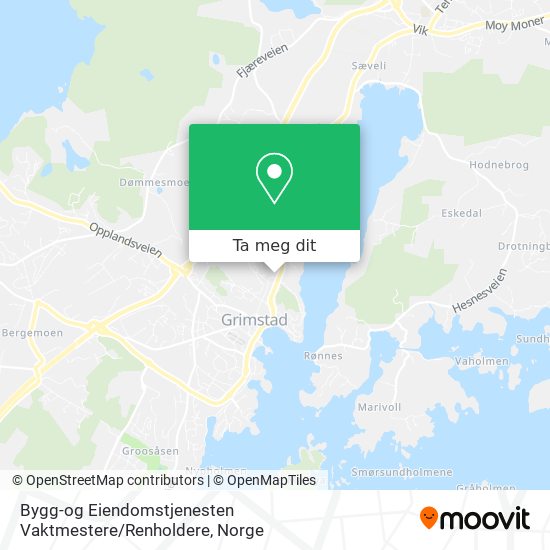 Bygg-og Eiendomstjenesten Vaktmestere / Renholdere kart