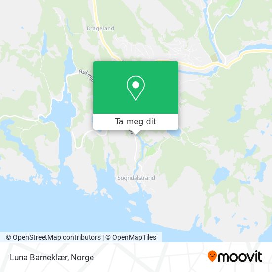Luna Barneklær kart