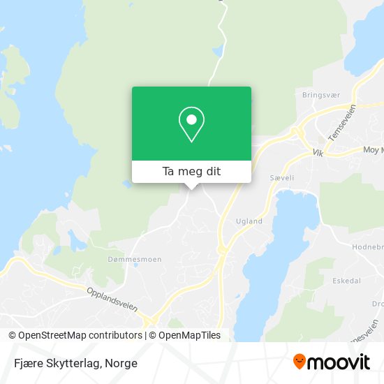 Fjære Skytterlag kart