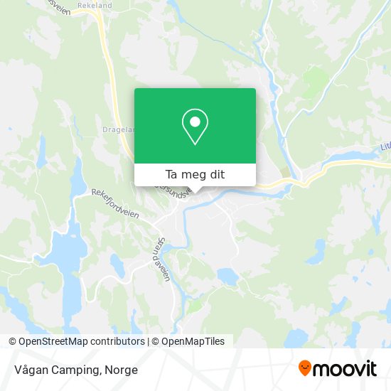 Vågan Camping kart