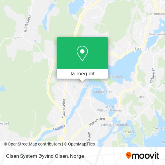 Olsen System Øyvind Olsen kart
