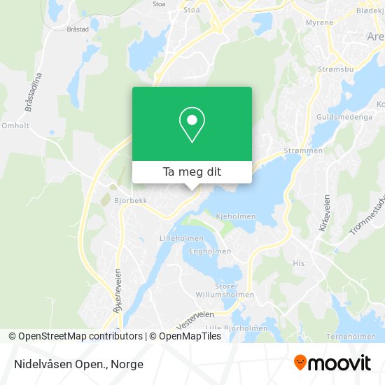 Nidelvåsen Open. kart