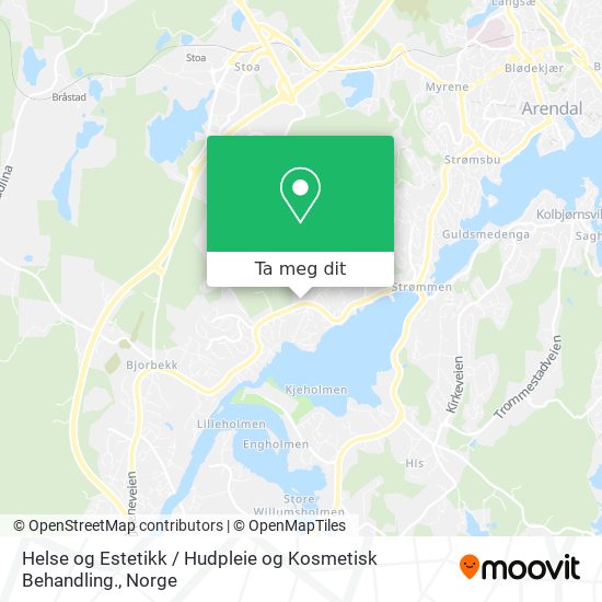 Helse og Estetikk / Hudpleie og Kosmetisk Behandling. kart