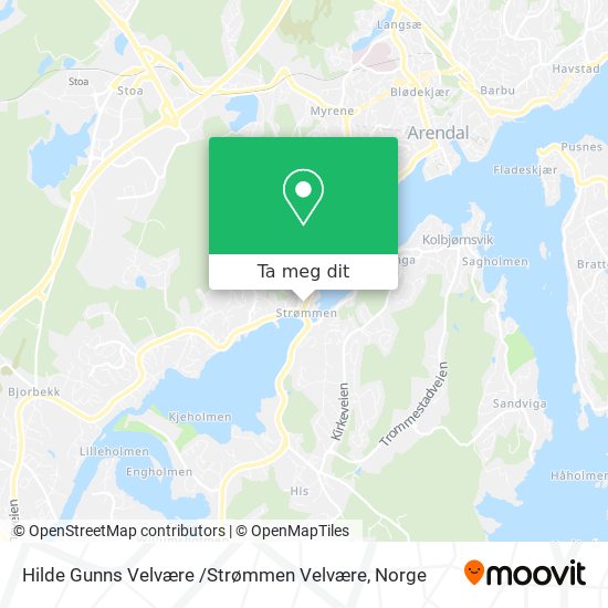 Hilde Gunns Velvære /Strømmen Velvære kart