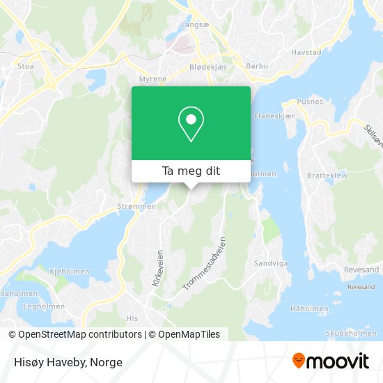 Hisøy Haveby kart