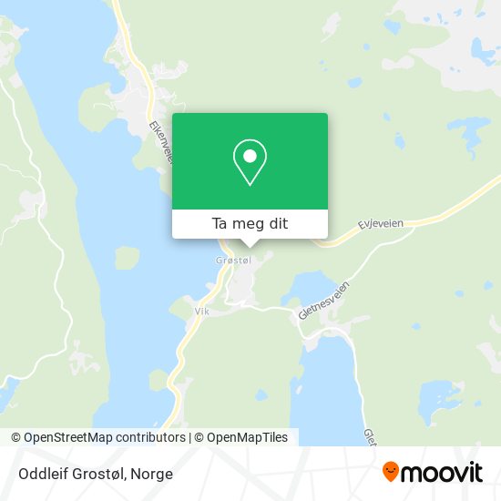 Oddleif Grostøl kart