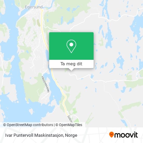 Ivar Puntervoll Maskinstasjon kart
