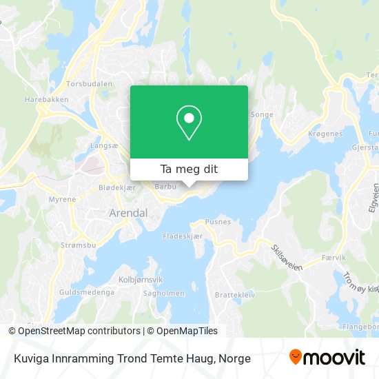 Kuviga Innramming Trond Temte Haug kart