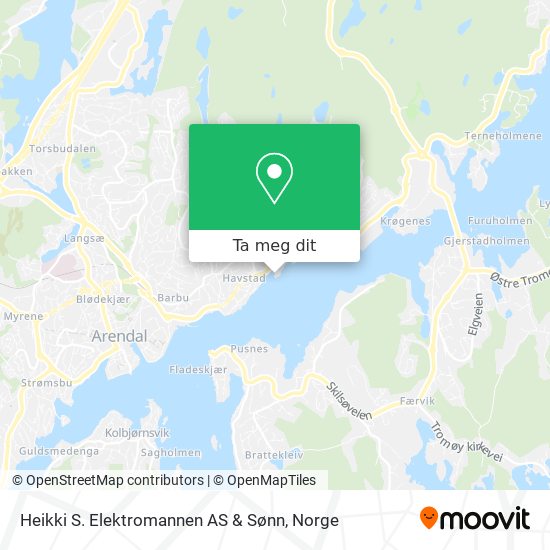 Heikki S. Elektromannen AS & Sønn kart