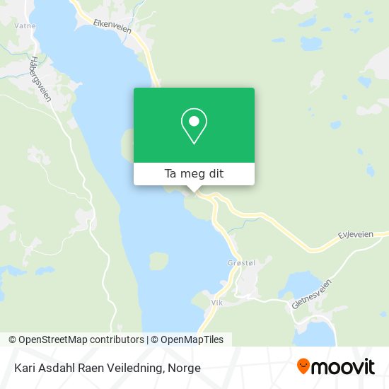 Kari Asdahl Raen Veiledning kart