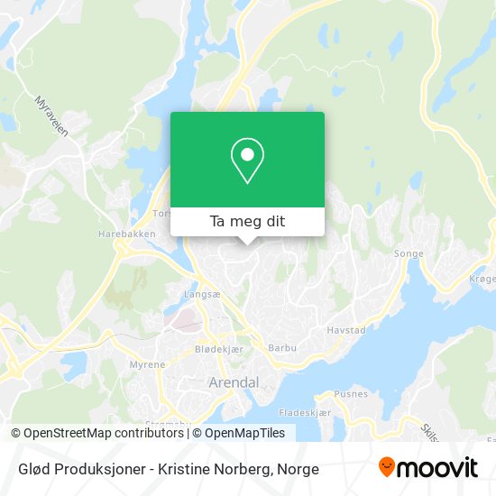 Glød Produksjoner - Kristine Norberg kart