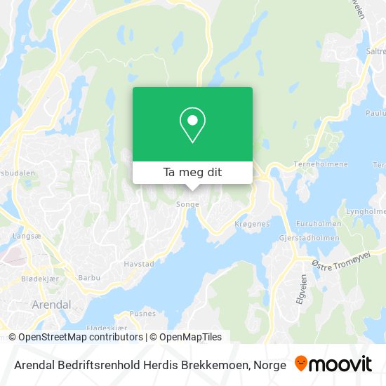 Arendal Bedriftsrenhold Herdis Brekkemoen kart